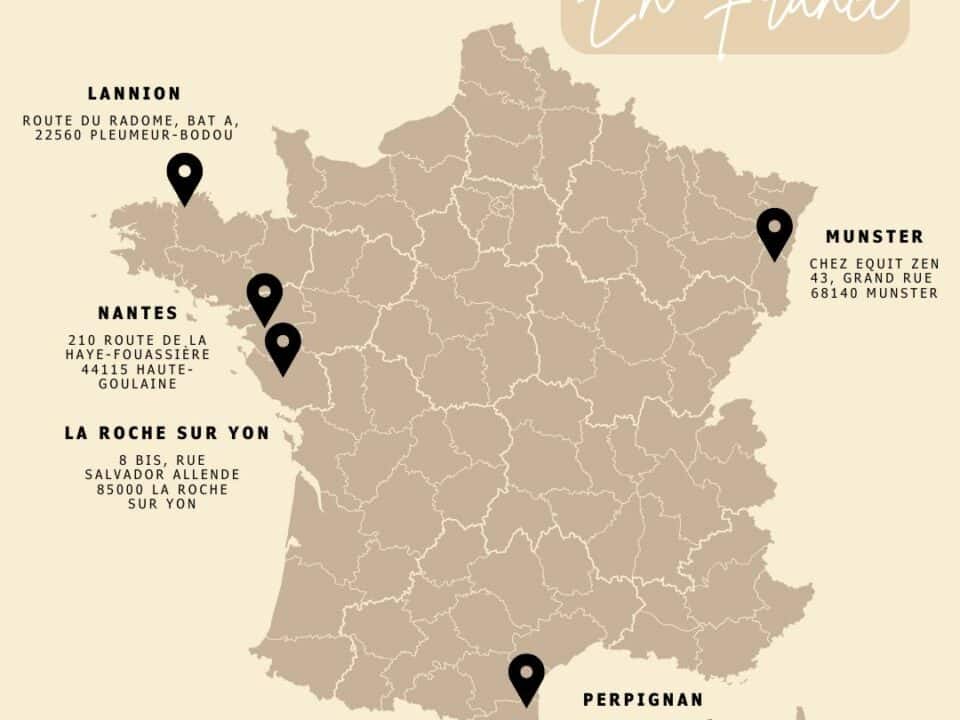 Nos centres de formation massage bien-être en France